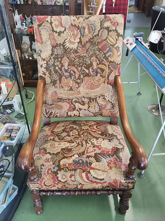 Gobelin Sessel antik