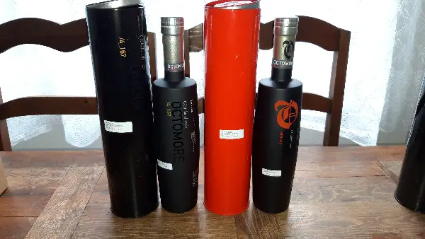 Rarität: Octomore 2.2 Orpheus 2009 + Octomore 4.1 2011