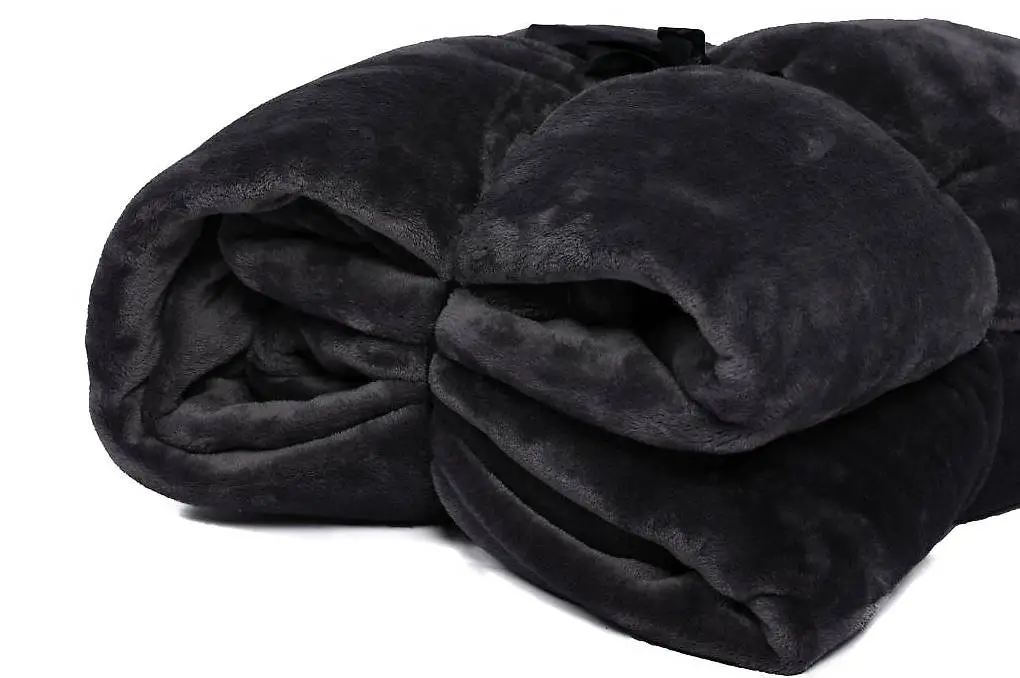 Kuscheldecke 210 x 280 cm anthrazit