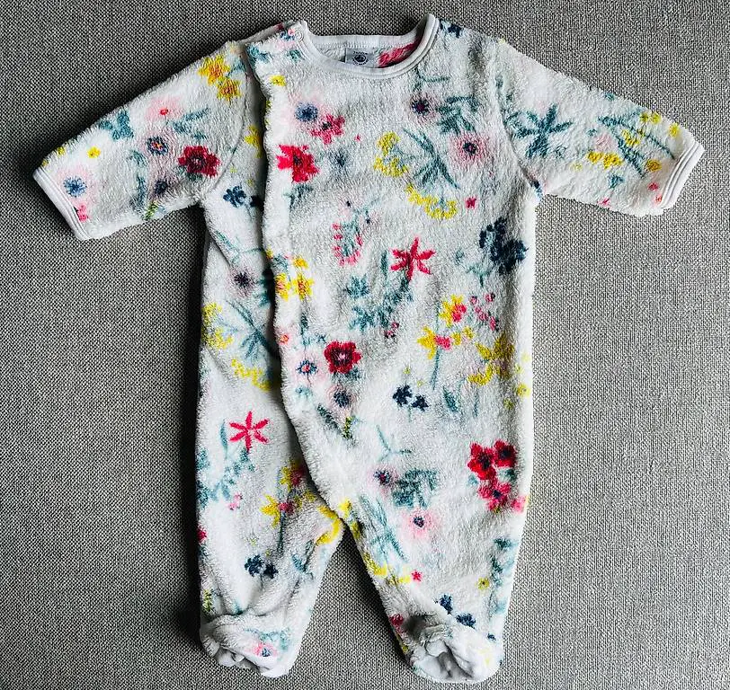 Petit-Bateau / fleece overall