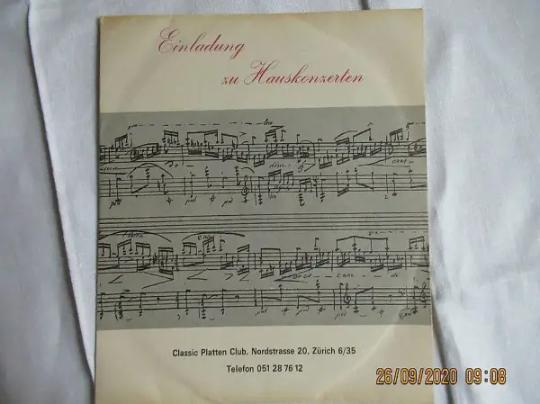  Einladung zu Hauskonzerten