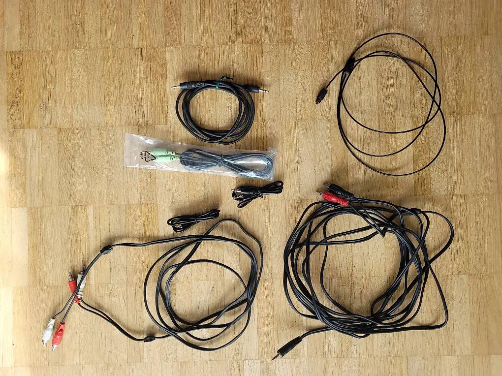 Audio Kabel Klinke 3.5 mm Adapter RCA Stereo Hifi