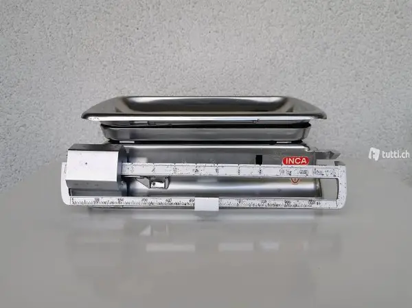 Retro Küchenwaage INCA de Luxe T silbrig bis 11 Kg