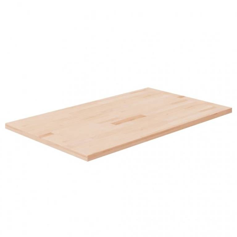 Waschtischplatte 100x60x2,5 cm Massivholz Unbehandelt