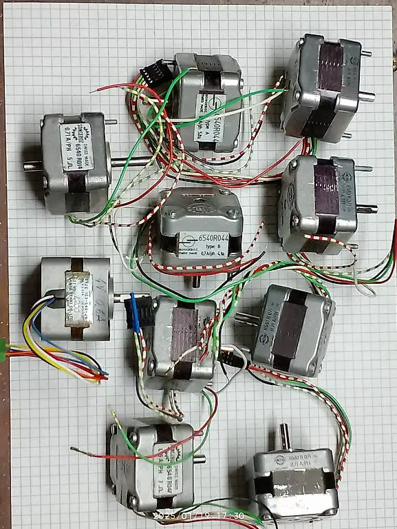 Schrittmotoren NEMA 17, 200 Step, CH-Qualität.