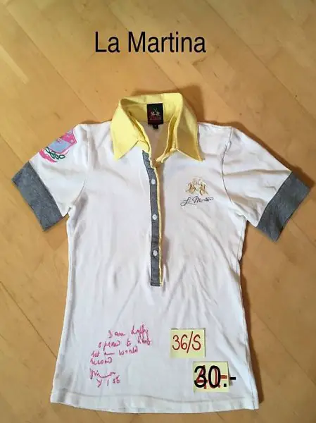La Martina Shirt 36/S weiss