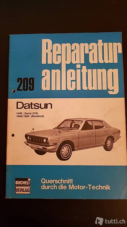 Werkstatthandbuch Datsun 1400/1600/1800 (Bluebird)