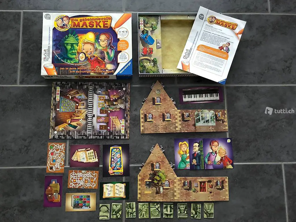 Tiptoi - Die geheimnissvolle Maske - neuwertig