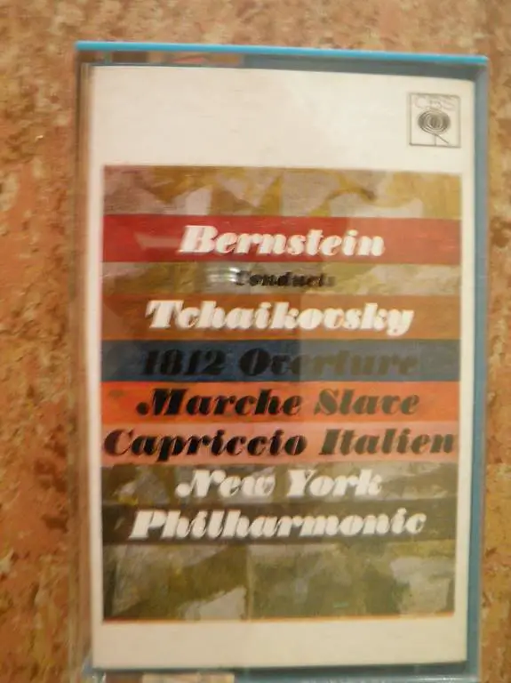 Bernstein conducts Tschaikowsky 1812 Ouvertüre MC Kassette