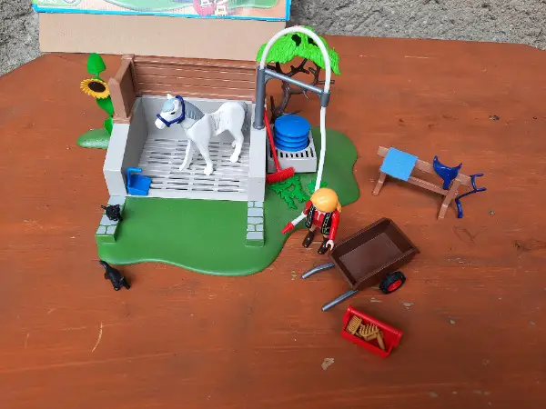 playmobils No 4193 douche pour chevaux