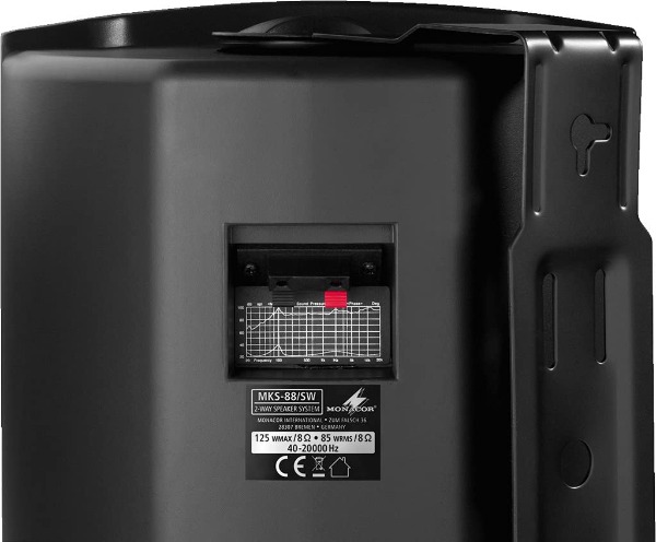 MONACOR MKS 88 SW 2 Weg Speaker System 125 Watt 8 ohm