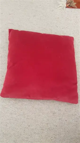 Samt-Kissen purpurrot