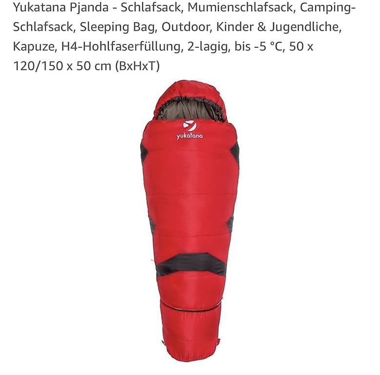 Schlafsack für Kleinkinder - rot