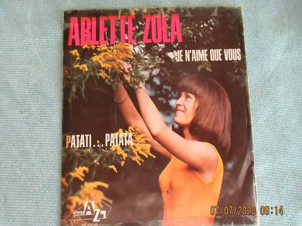 ARLETTE ZOLA eine Single aus dem letzten Jahrhundert