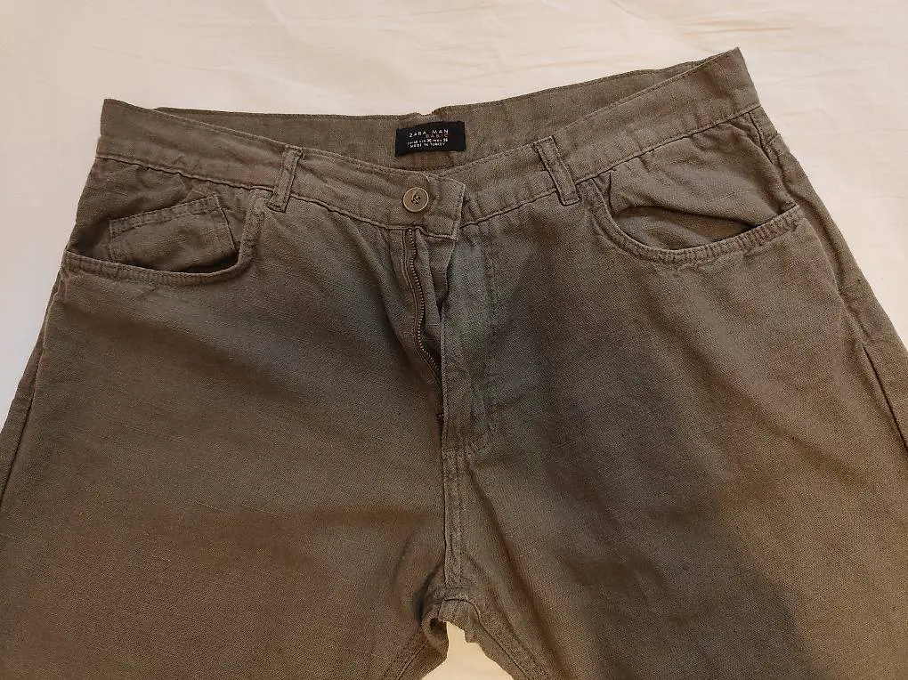 Pantaloni ZARA 100% lino