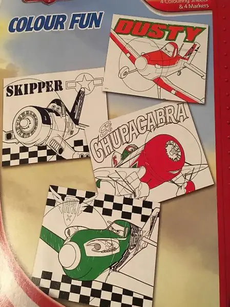 Malset Planes inkl. Planes Filzstifte