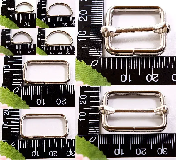 D-Ringe / Vierkantringe / Leiterschnallen / ab -.60 Rp. Stk.