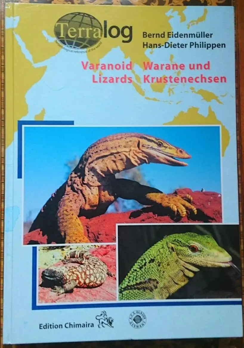 Buch: Warane und Krustenechsen von Terralog
