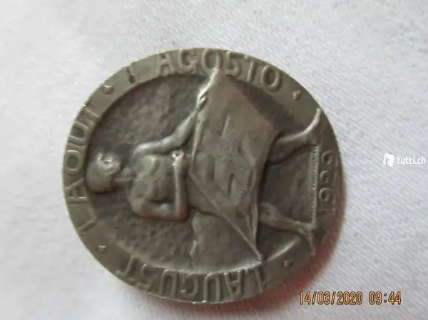  1. Augustabzeichen, 1929 , 1 . August-Abzeichen, Pro Patria