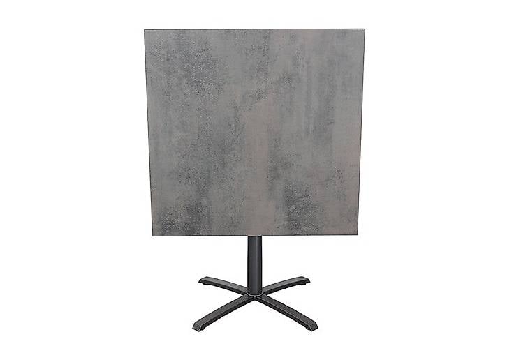 Gartentisch 80x80 braun HPL klappbar Bistrotisch Klapptisch