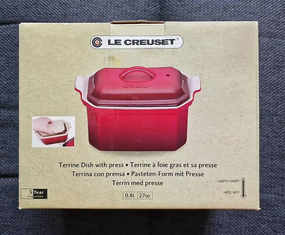 Terrine à Foie Gras le Creuset NEUVE