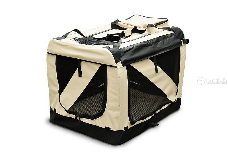  Hundebox faltbar S beige