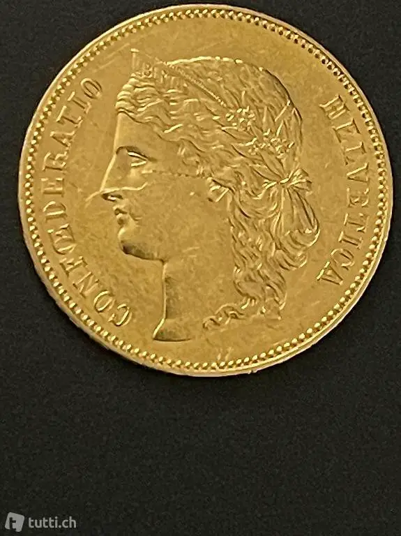 Goldvreneli RAR 20-er 1892 jg Helvetia