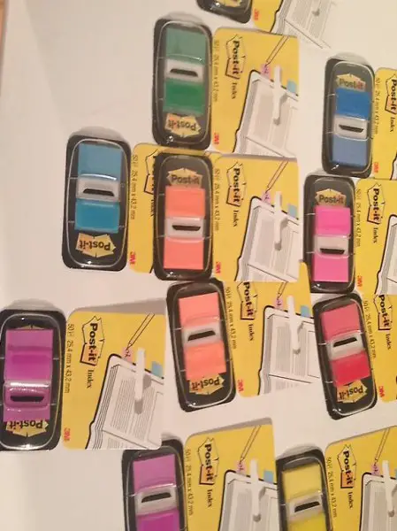 Post It Post-it Index 11 Packungen div Farben