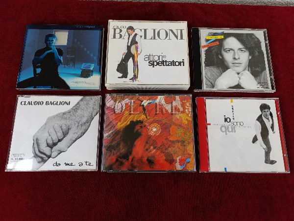 CD-Sammlung von Claudio Baglioni