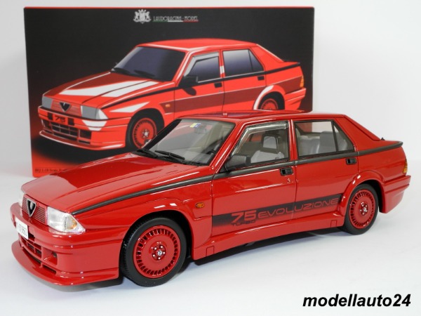 Alfa Romeo Alfa 75 1.8 Turbo Evoluzione 1987 Rosso / 1:18
