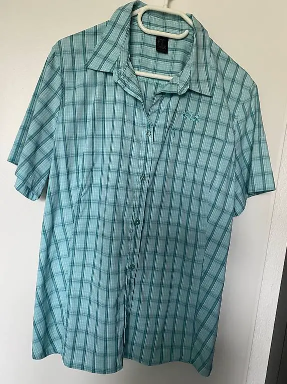 NEUE Jack Wolfskin Kurzarmbluse Grösse XL