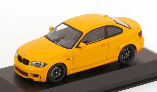 NEU: BMW 1er M Coupé E82 2011-2012 gelb 1:43