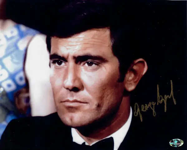 Original Autogramme 007 George Lazenby (Zertifikat)