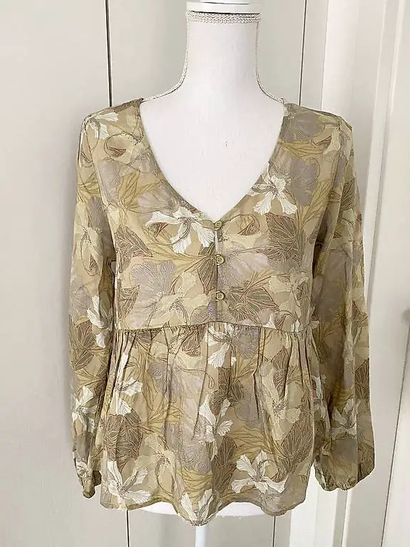 Leichte Bluse von NILE, Gr. S. NeuShirt. 100% Lyocell