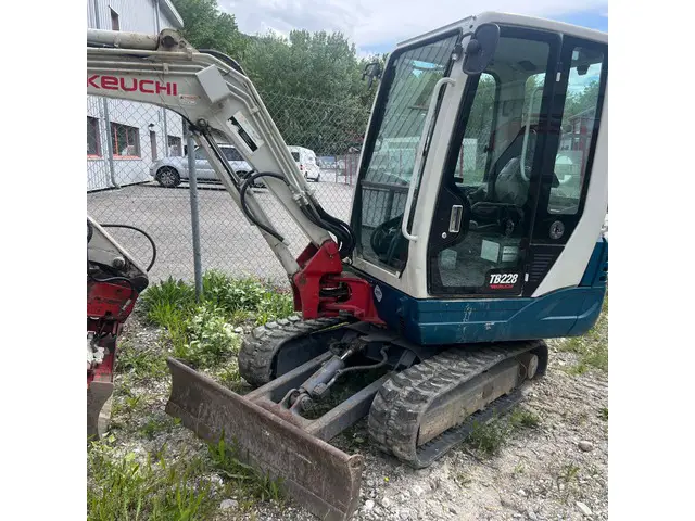 takeuchi, tb228, bagger