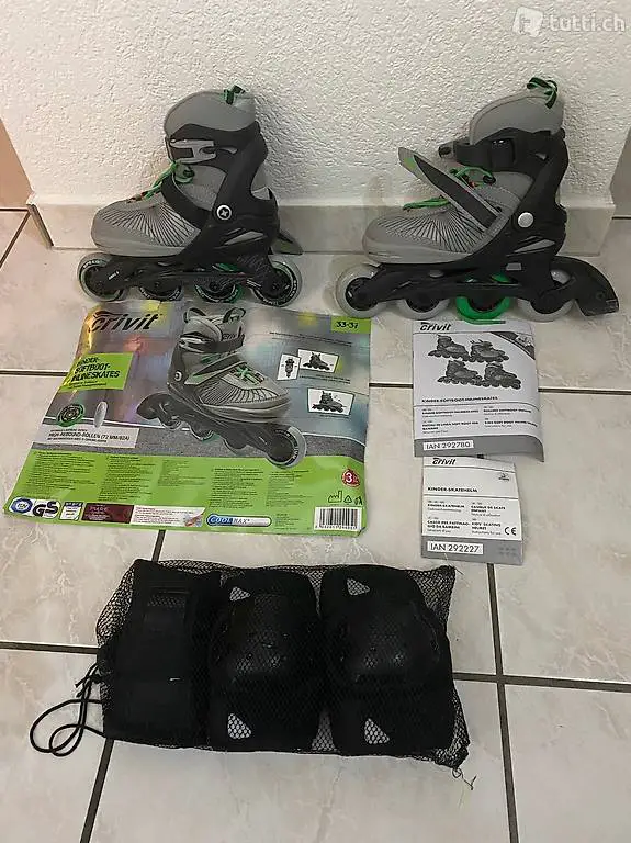 Roller réglables neufs (33-37) avec jeu de protections