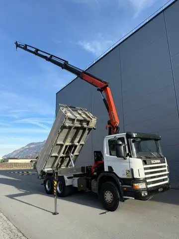 scania, p114 6x4, kran
