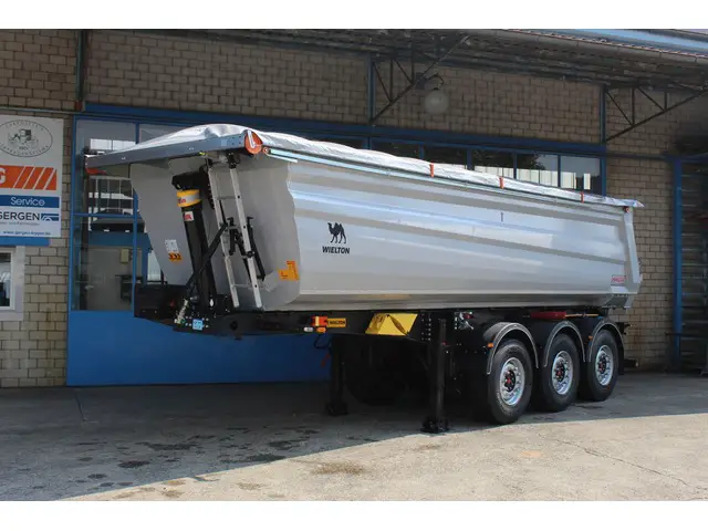 WIELTON, Stahl Halbrundmulde 26m³, Rückwärtskipper