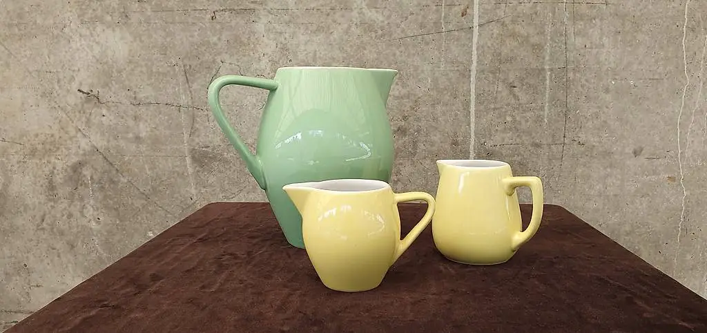 Milchkanne + Cremier + Rössler 50er Jahre + Vintage