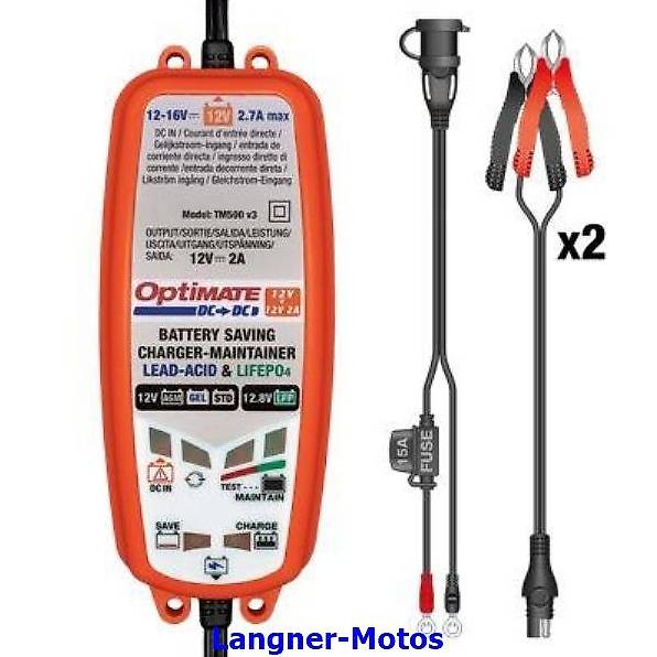 Batterieladegerät OptiMATE DC zu DC 12V 2A AGM GEL Lithium