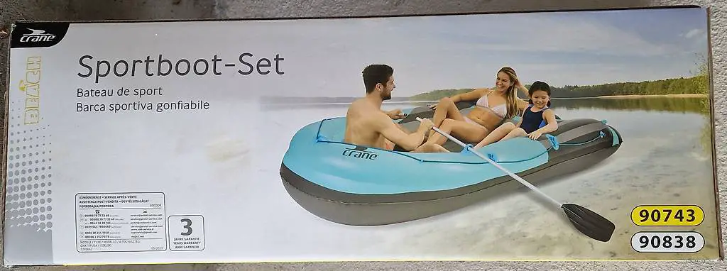 Schlauchboot-Set neu originalverpackt