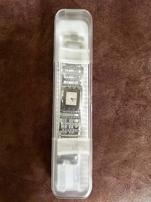 Swatch Damenuhr Silber