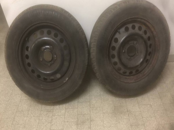 4x Continental Reifen inkl. Felgen - 195/65 R15 91T - Winter