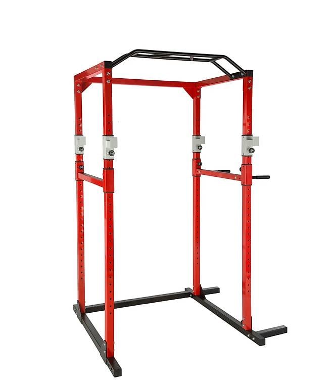 Power Rack schwarz/rot