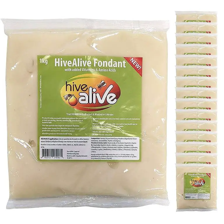 Vitales Bienenfutterteig-Set 15 Stück, 2 Jahre Haltbar