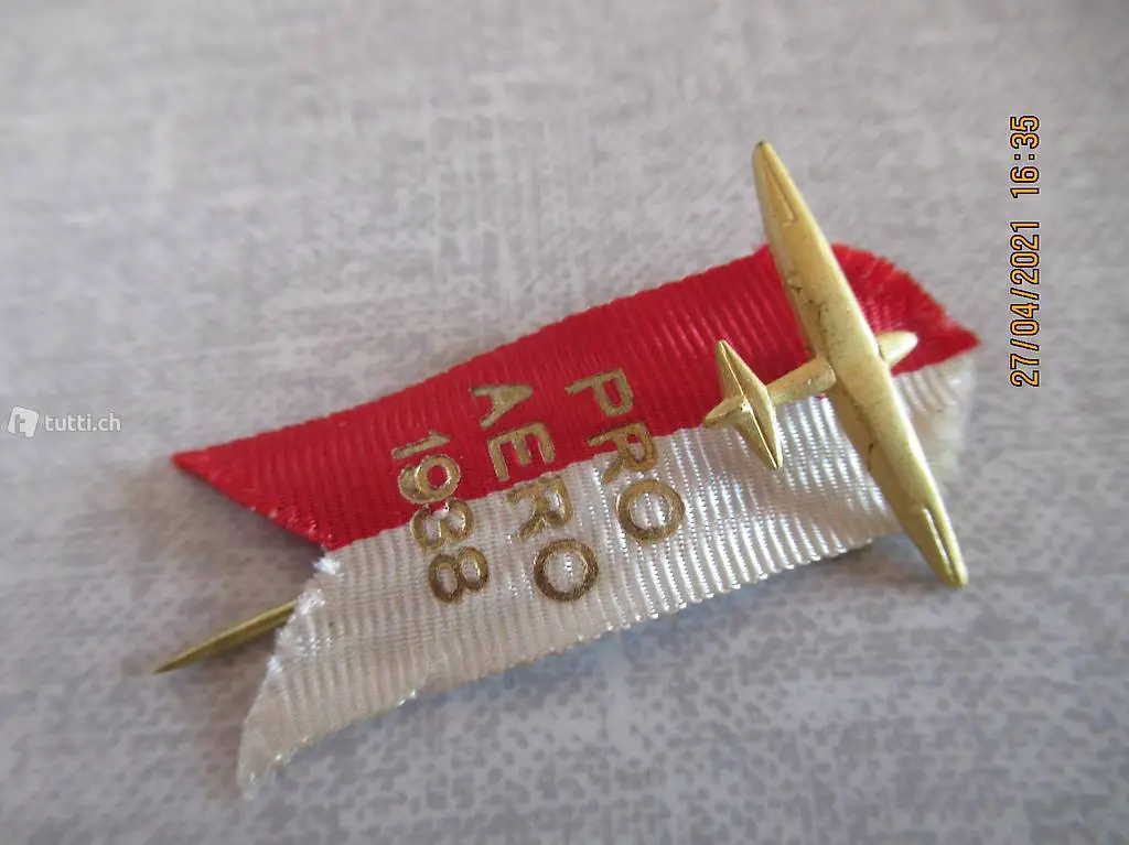 Abzeichen PRO AERO 1938, in Gold