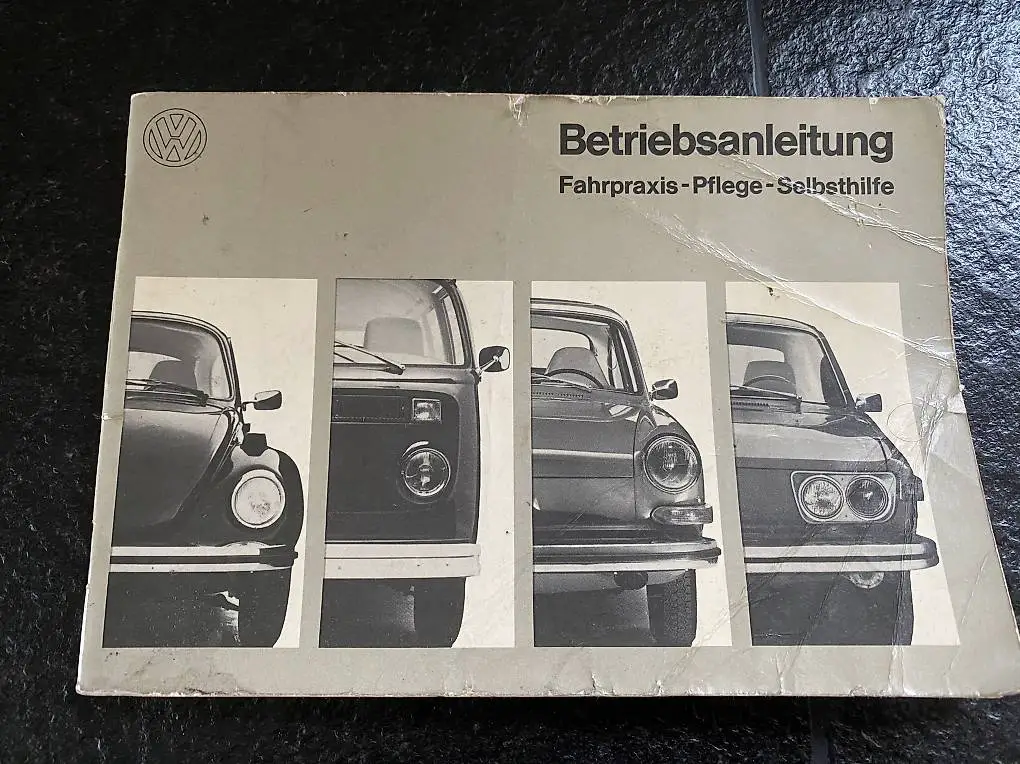Betriebsanleitung VW Typ 1, 2, 3 und 4