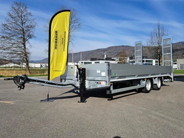 HUMBAUR, HBTZ 136224 BS, Baumaschinenanhänger