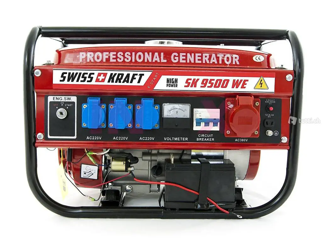 mega angebot stromerzeuger 6.5ps sk-8500we & key start