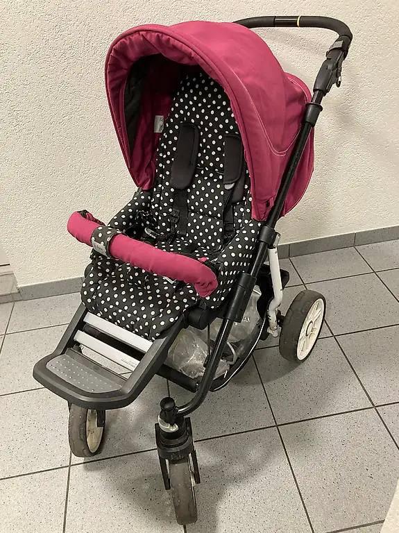 Teutonia Kinderwaagen mit Korb, klappbar